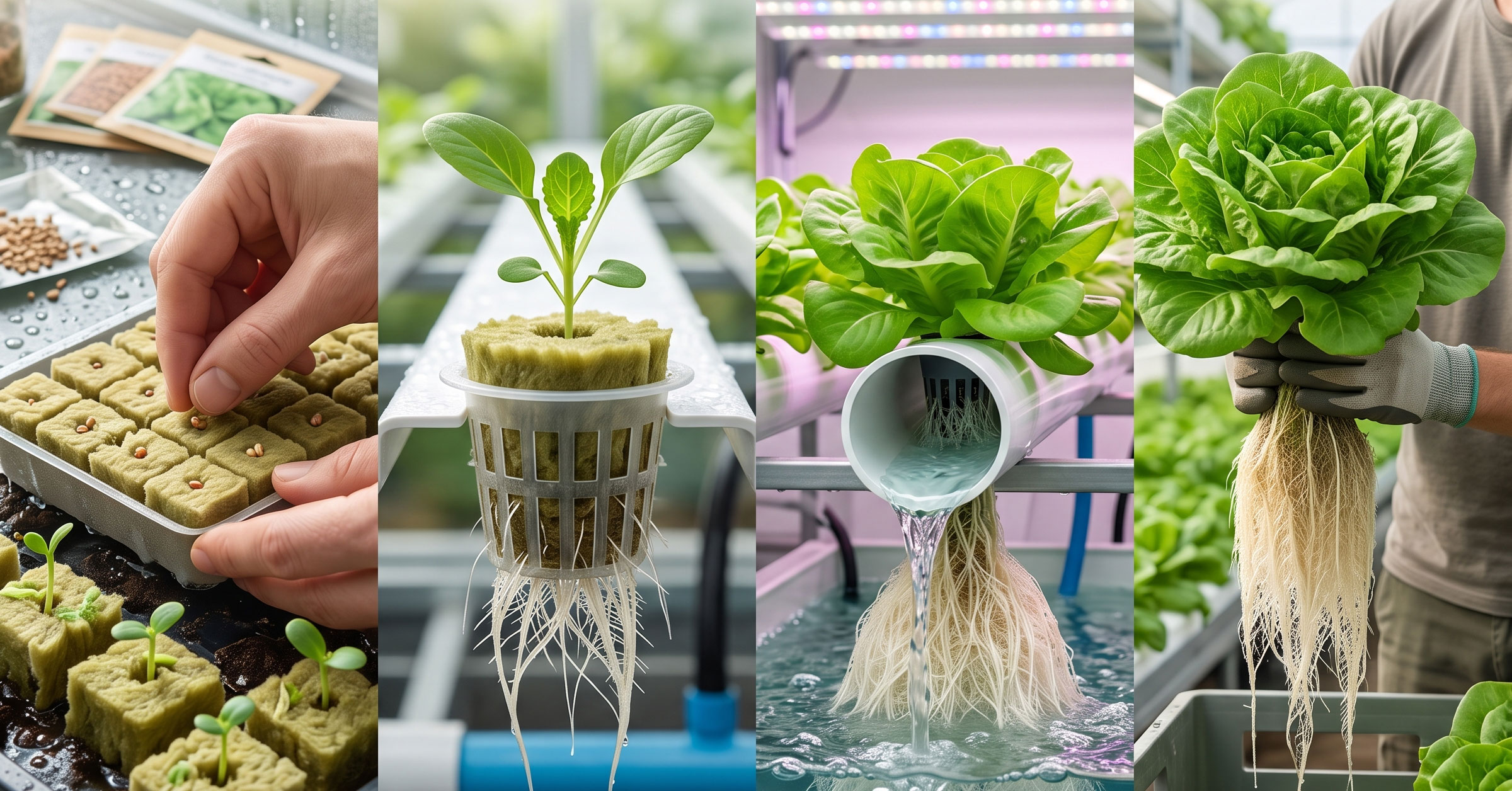 From Seed to Harvest: A Hydroponic Plant Journey
